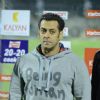 Bollywood actor Salman Khan at a Celebrity Cricket League (CCL) match in Hyderabad.
