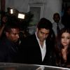 Abhishek Bachchan with wife Aishwarya Rai Bachchan at Sanjay Leela Bhansali's Birthday party