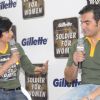 Mandira Bedi and Arbaaz Khan at the ''Gillette Soldier for Women'' press conference in Press Club