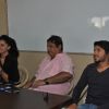 Taapsee Pannu, David Dhawan and Divyendu Sharma at Film Chashme Baddoor Promotion