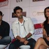 Ayan Mukherjee, Ranbir Kapoor and Deepika Padukone at Film Yeh Jawaani Hai Deewani first look launch