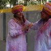 Javed Akhtar and Shabana Azmi celebrates Holi