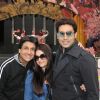 Abhishek Bachchan with wife Aishwarya Rai Bachchan and Manish Malhotra arrive in Vancouver for TOIFA