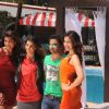 Archana Vijaya, Sunny Leone, Sachiin Joshi and Sonali Sehgal at Special shoot for XXX Energy Drink