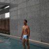 Abhinav in pool
