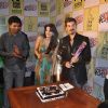 Neil, Ameesha Patel & Susi Ganesh at Amisha Patel Birthday Party and Film Shortcut Romeo promotion