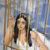 Adah Sharma locks herself inside cage for PETA Campaign