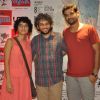 Kiran Rao posed with her friend at the Film Ship of Theseus Promotion on Reliance Digital
