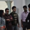 Vishakha Singh, Vinay Pathak and Tusshar Kapoor at Film Bajaate Rahoo Promotion on the set of CID
