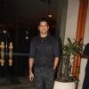 Farhan Akhtar posed for media at the success party of  Bhaag Milkha Bhaag success