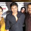 Deepali Syed, Niranjan Namjoshi and Jayant Gilatar at Premier of film Rannbhoomi