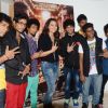 Sonakshi Sinha with India's Dancing Superstar contestant Loyola Dream team