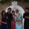 Shahrukh Khan with wife Gauri Khan sister Shehnaz, son Aryan,daughter Suhana celebrating Eid Al-Fitr