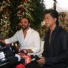 Shahrukh Khan with Rohit Shetty celebrating Eid Al-Fitr