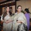 Dimple Kapadia and Poonam Sinha at the Unveiling of the Statue of Rajesh Khanna