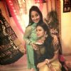 Shruti Ulfat and Mouni Roy pose together for a click at the party