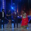 Ram Charan, Priyanka Chopra and Remo D'souza watch on as Bharti makes a joke at Jhalak Dikhhla Jaa