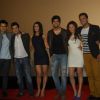 The cast of the 3D film Warning