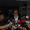 Amitabh Bachchan speaks to the Press at the launch of 'Hot Seat Aapke Shehar' Van