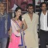 Prakash Jaha, Amrita, Ajay and Arjun Rampal at Satyagraha movie team during the promotion