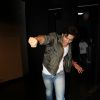 Shiv Pandit does the 'Boss' punch at Mithibai College