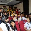 Aditi Rao Hydari with the students at Mithibai College