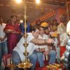 Randhir Kapoor and Rajiv Kapoor offer the pooja to Lord Ganesha