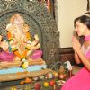 Sambhavna Seth celebrates Ganesh Chaturti at her home