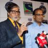Amitabh Bachchan & the first Crorepati of KBC 2013 Mr Taj Mohammad Rangrez