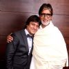 Adesh Shrivastava with Amitabh Bachchan at the Birthday Party