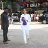 Aarti Chhabria was seen at the prayer meet of Madhuri Dixit's father
