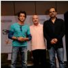 Rakesh Roshan : Hrithik, Rakesh Roshan and Krishna Desai at the launch of Cartoon Network's Kid Krrish