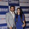 Aftab with a friend at Yogesh Lakhani's "Bright" Birthday Party