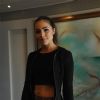 Olivia Culpo at her tour to promote social issues