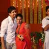 Ayan Mukerji and Kajol at the Durga Pooja celebrations