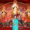 Sharbani Mukherjee at the Durga Pooja celebrations