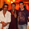 Shakti Kapoor, Anu Malik and Aditya Pancholi attend a Mata ki Chowki
