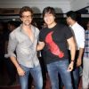 Hrithik & Vivek meet fans at Chandan cinema hall
