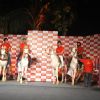The "Mantastic" men arrive on horses at the Launch of the Old Spice deodorant