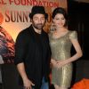 Sunny Deol and Urvashi Rautela at the event
