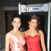 Kangana and Priyanka arrive at the Hello Hall Of Fame Awards 2013