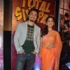 The lead pair at the First look of 'Total Siyappa'