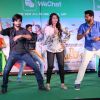 The cast of the movie R.... Rajkumar perform at the promotions