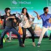 The cast of the movie R.... Rajkumar perform at the promotions