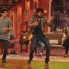 Shahid performs with a fan on Comedy Nights with Kapil