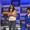 Neha Dhupia and Vidyut Jamwal at the launch of Gillette Fusion Power Phantom