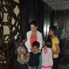 Madhuri Dixit with her fans during Dedh Ishqiya Promotions