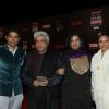 Javed Akhtar with his family at the 20th Annual Life OK Screen Awards