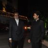 Amitabh and Abhishek Bachchan at Raghav Sachar & Amita Pathak Wedding