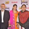 Pankaj Kapoor and Supriya Pathak with their daughter were at the 59th Idea Filmfare Awards 2013